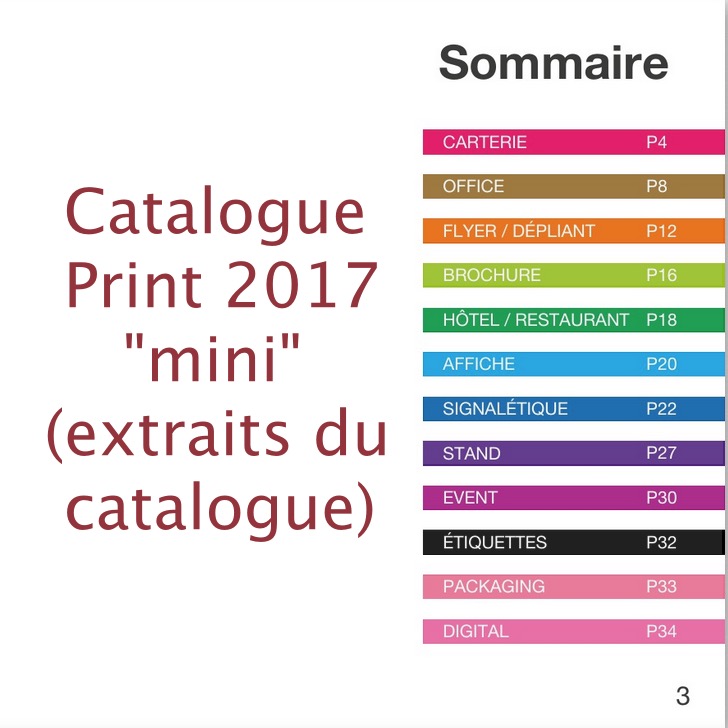 CATALOGUE IMPRESSION 2017 MINI